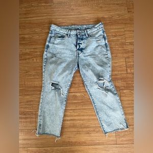 OG Straight High Waisted Button Fly Jeans